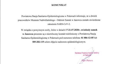 Photo of Koronawirus w Janowcu – Sanepid prosi o kontakt