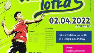 Photo of Wiosenny turniej badmintona w Puławach
