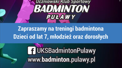 Photo of Trenuj z UKS Badminton Puławy